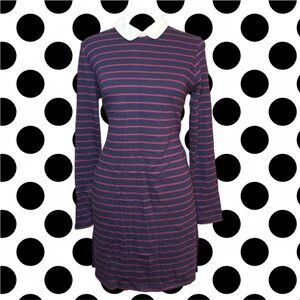 Striped Cotton Coquette Dress